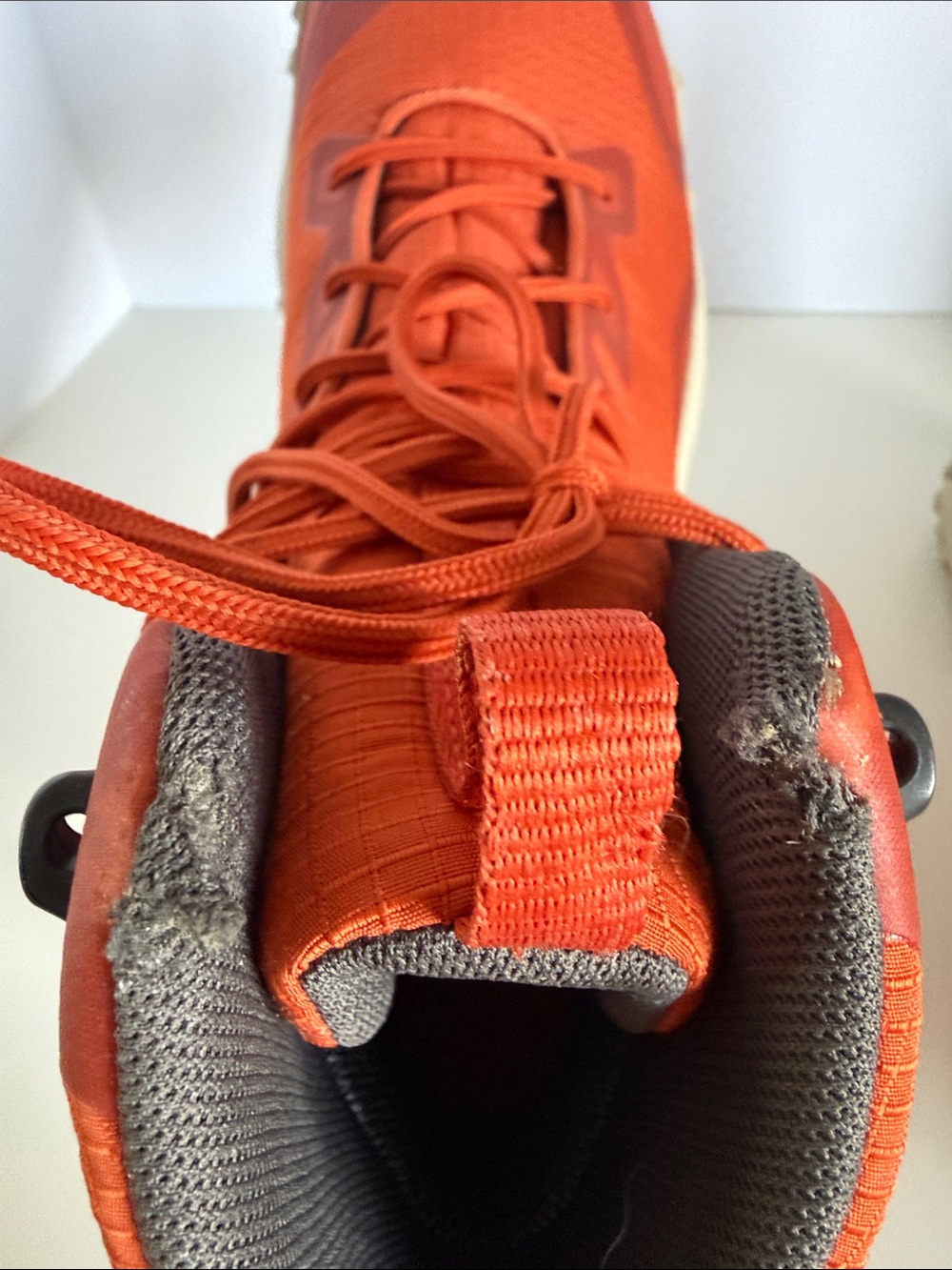 Under Armour HOVR Dawn WP Waterproof Hiking Boots Red Orange Men’s Size 11 Flaw - Picture 16 of 16